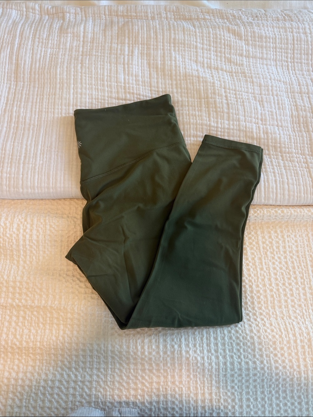 Olive Green High-Waist Leggings